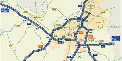 Lille road kaart